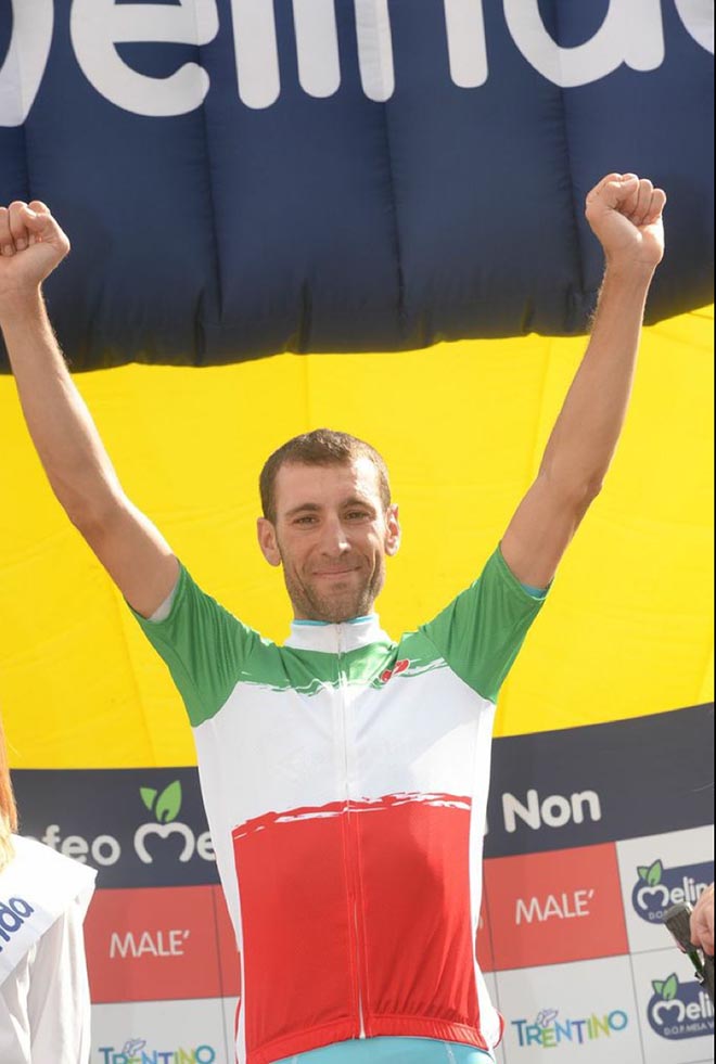 Vincenzo Nibali campione italiano di ciclismo su strada 2014 © Photo Sirotti/Trofeo Melinda